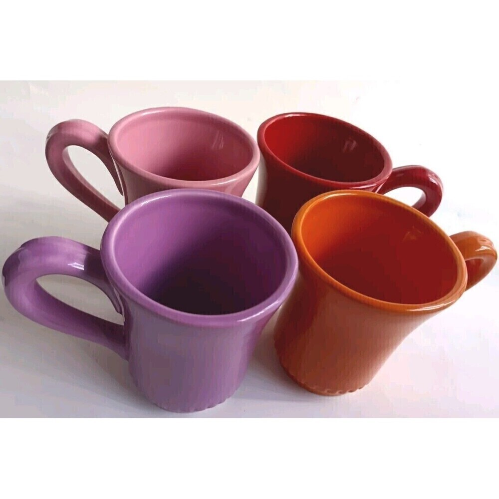 Williams Sonoma Ceramic Heart Shaped Dishes And Cup Set Of 12 Rainbow Colors - Picture 9 of 16